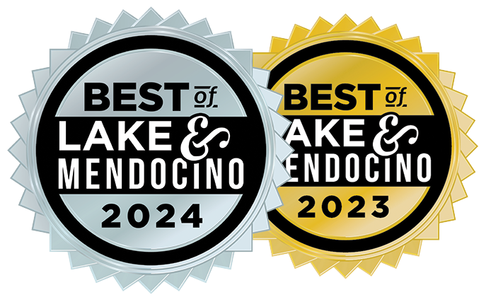 Best of lake and mendocino 2023 gold and 2024 silver awards